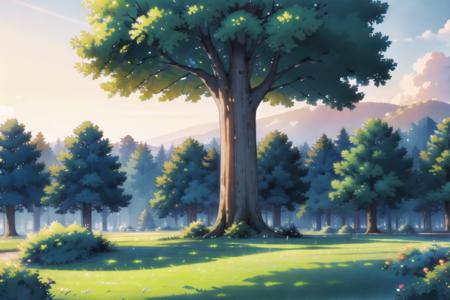05862-101627147-(best quality, masterpiece, illustration_1.1), forest, sunrise, giant tree,.png